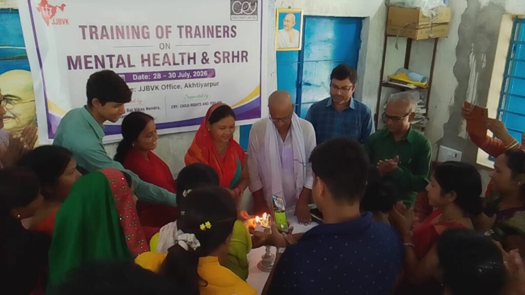 समस्तीपुर में "मेंटल हेल्थ और एसआरएचआर"पर 3 दिवसीय प्रशिक्षक प्रशिक्षण शुरू